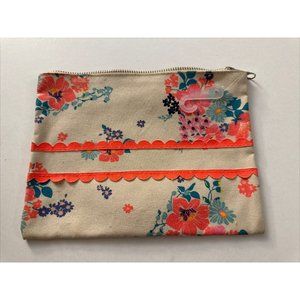 Old Navy Floral Canvas Bag Accessory Make Up Bag C28